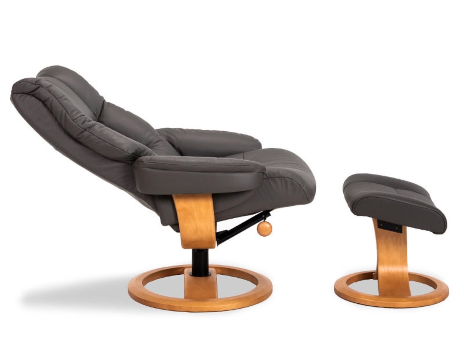 Leather Recliner Chairs Nordic 60, Scandinavian Leather Recliner Chairs