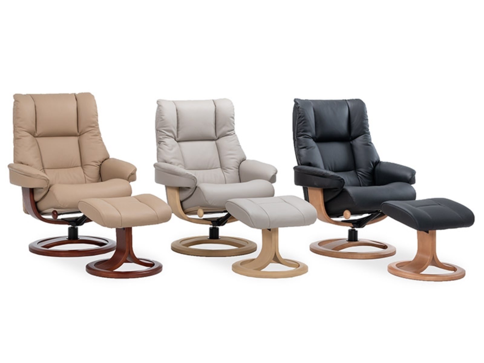 Leather Recliner Chairs Nordic 60, Nordic Leather Recliner Chair