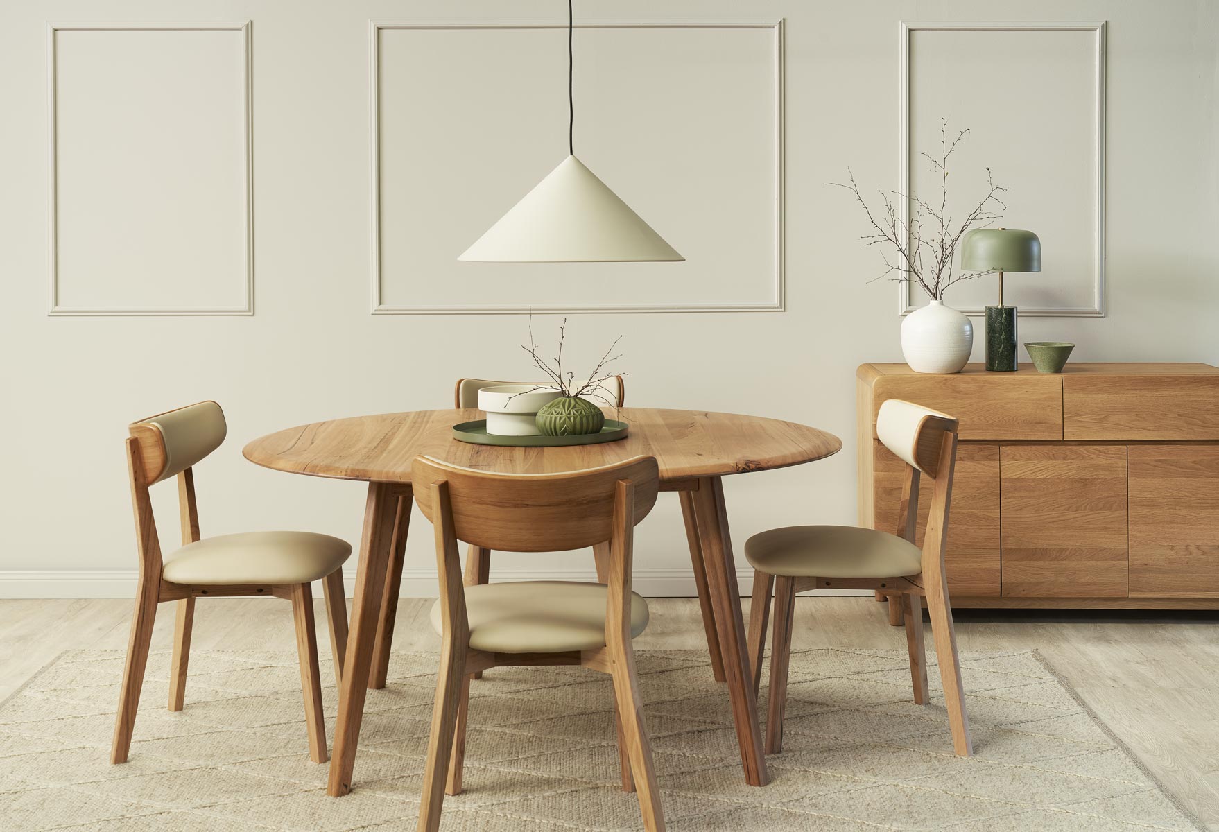 Oslo Round Dining Table - Berkowitz Furniture